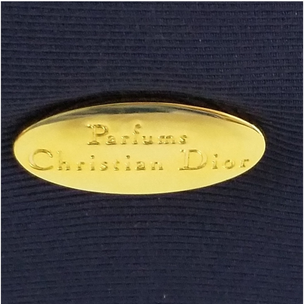 Vintage Christian Dior parfume Trousse de Toilette cosmetic clutch with chain. - Picture 6 of 7